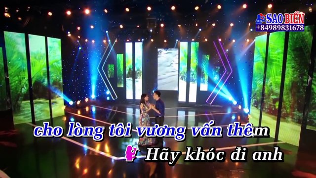 [Karaoke] Lk Vì Trong Nghịch cảnh & Trách Ai Vô Tình_Song ca với Huong Bolero