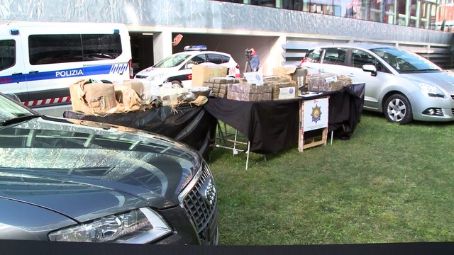 Tres detenidos con 450 kilos de hachís en Bilbao