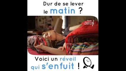 Un réveil qui fuit pour mieux vous sortir du lit !