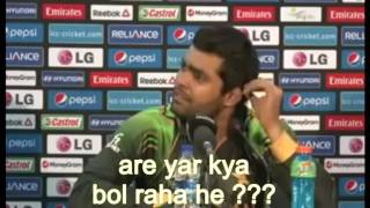 Funny PakistanI cricketers english ● Try Don't to Laugh ● Best Funny Video