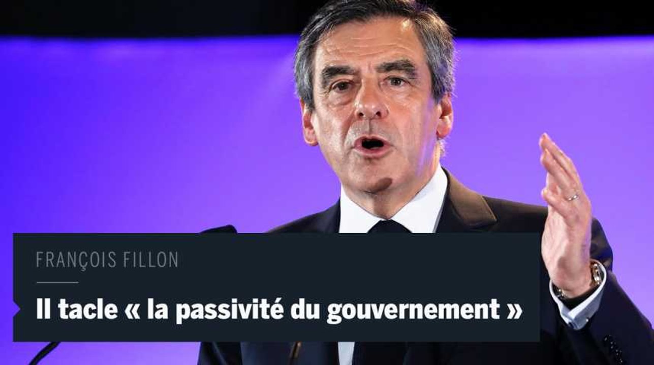 Fillon dénonce "la passivité du gouvernement" face aux violences à Nantes