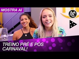 TREINO POWER PARA ANTES E DEPOIS DOS BLOCOS COM RACHEL E TATA