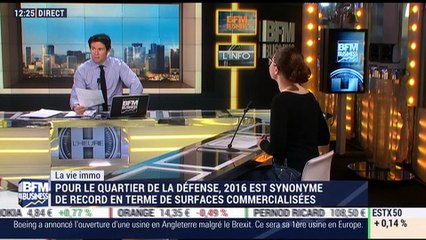 La vie immo: Immobilier de bureaux: la Défense bat son plein en 2016 - 27/02