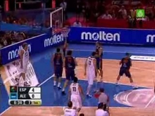 amistoso Eurobasket 2007 España Alemania (28-08-07) 2