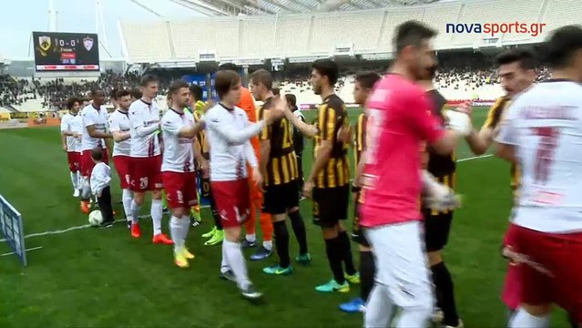 22η ΑΕΚ-ΑΕΛ 3-0 2016-17 Novasports highlights