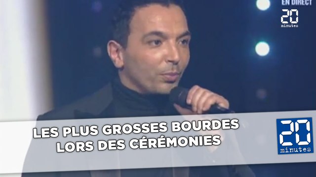 Les plus grosses bourdes lors des cérémonies