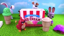 Ice Cream Toy Surprises with Secret Life of Pets, Zootopia, Angry Birds and Inside Out!