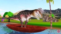 3D de Dinosaurios de la Familia Dedo Rimas Colección | Colores de Dinosaurios Canciones para los Niños | T-Rex S