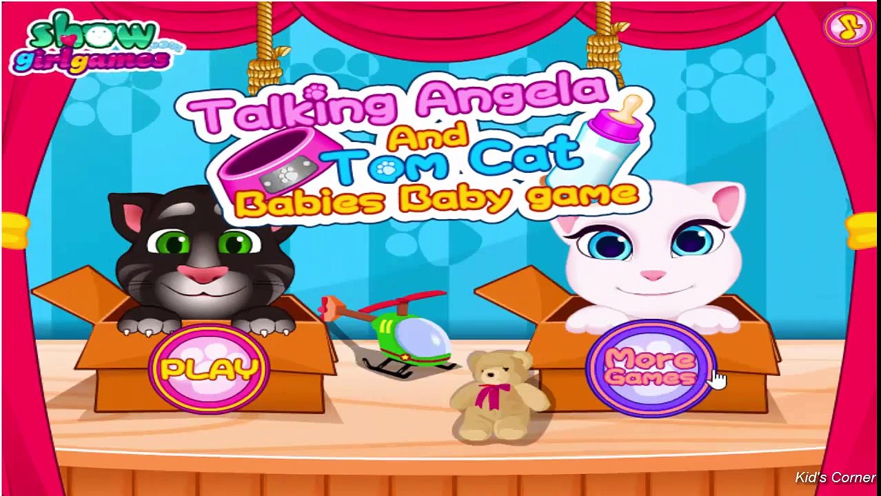 Talking Tom cat funny videos in english - Kids Babies Game - GERTIT vs Tom Cat Screaming