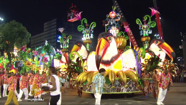 Samba schools get creative with politics at Rio carnival 2017