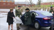 Camilla welcomes British soldiers home from Iraq