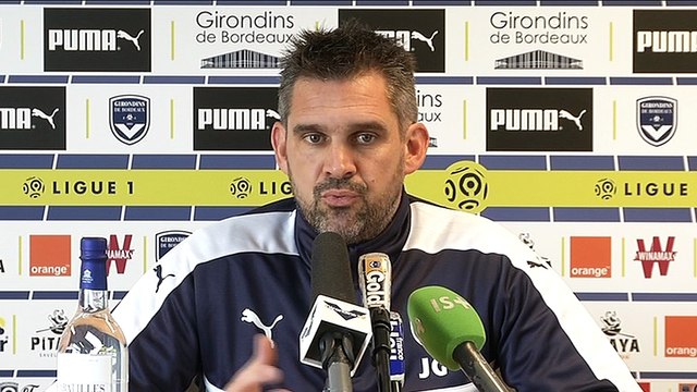 Point Presse Jocelyn Gourvennec avant Bordeaux - Lorient