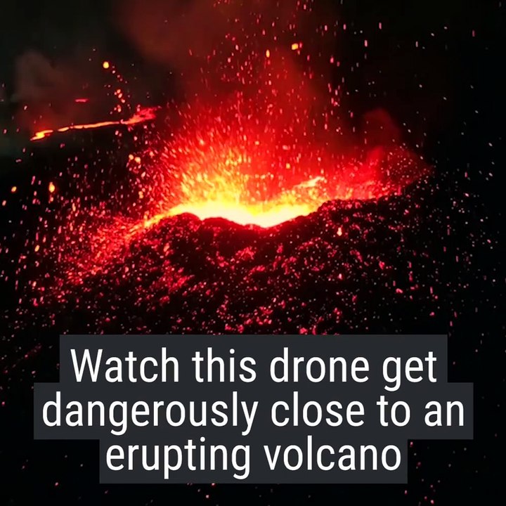 Drone footage shows off just how intense a volcano can be || Imagens de Drone mostram o quão intenso um vulcão pode ser