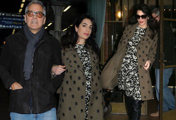 George Clooney Gets Super Protective Of Pregnant Amal In London