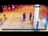 Report TV - Durrës, momentet e grabitjes së karburanteve. Pranga 2 autorëve