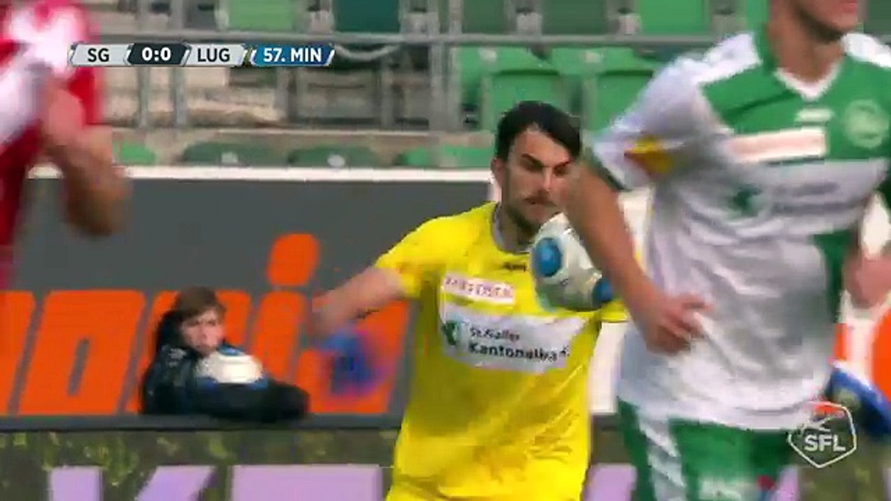 St.Gallen 0:1 FC Lugano (Swiss Super League 26 February 2017)
