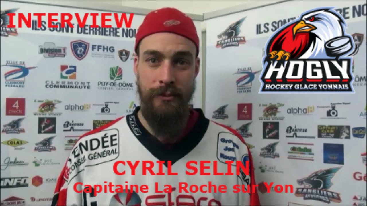 Hockey D1 20170225 Interview Cyril Selin Capitaine La Roche sur Yon