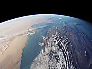 La Tierra vista desde la Estacion Espacial Internacional