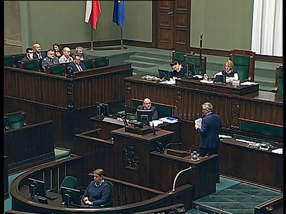 Poseł Andrzej Maciejewski - Wystąpienie z dnia 23 lutego 2017 roku.