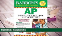 Popular Book  Barron s AP French Language and Culture with MP3 CD (Barron s AP French (W/CD))  For