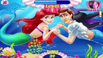 Disney Princess Ariel Underwater Secret Kissing | The Little Mermaid True Love Game For Ch
