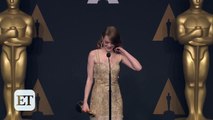 Emma Stone Reacts to Best Picture Mistake Between 'La La Land' & 'Moonlight' Backstage at the Oscars