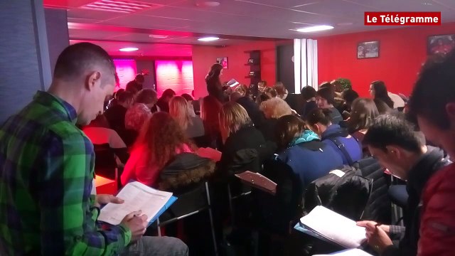 Guingamp. Grosse ambiance au casting de N'oubliez pas les paroles