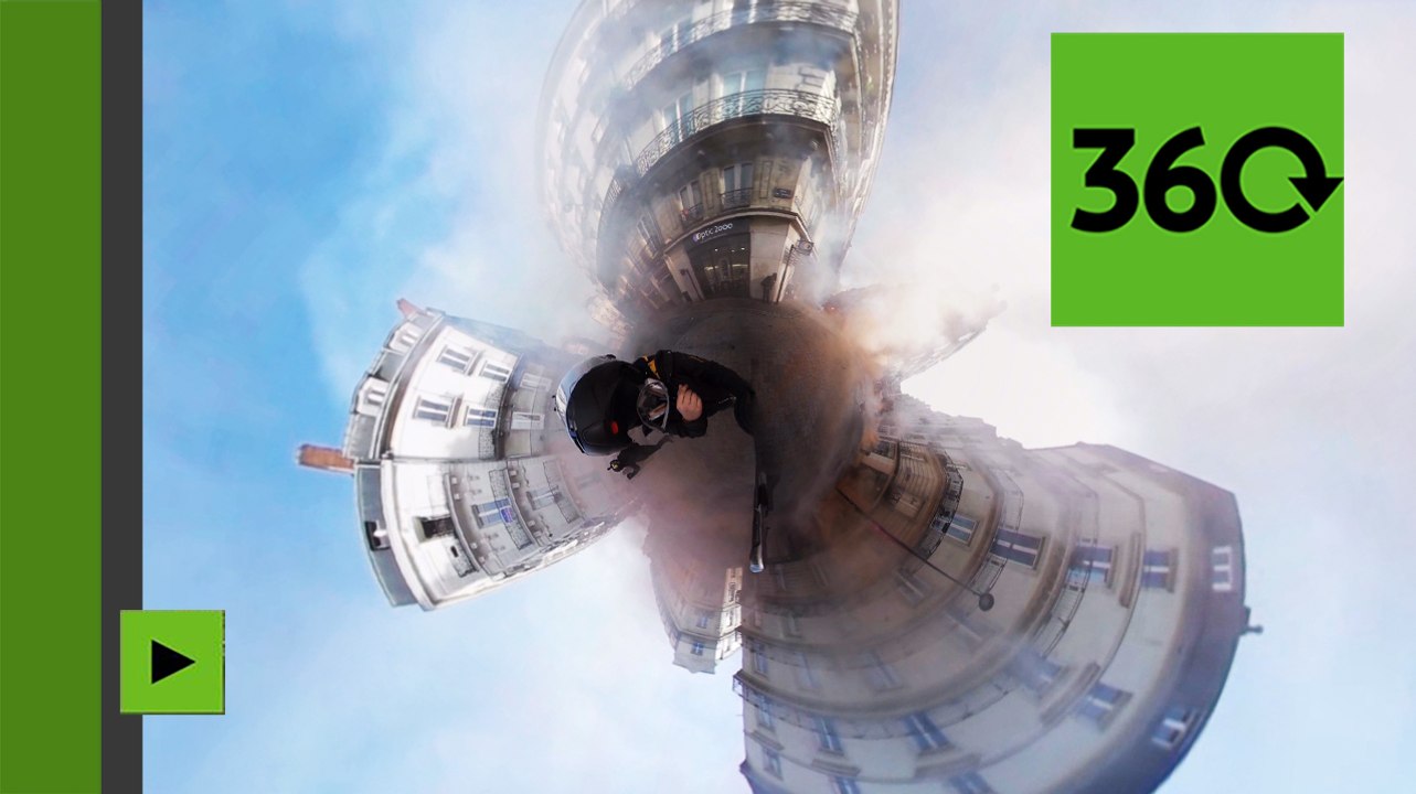 Manifestation à 360 degrés : scènes de guérilla urbaine à Nantes entre police et militants anti-FN