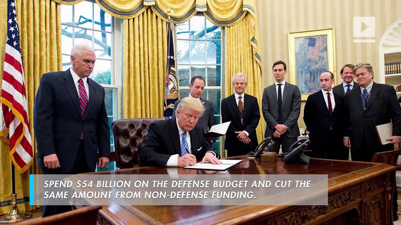 Trump to increase defense budget: 'We have to start winning wars again'