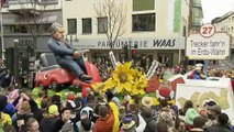 Les effigies des dirigeants du monde raillées dans les carnavals en Allemagne