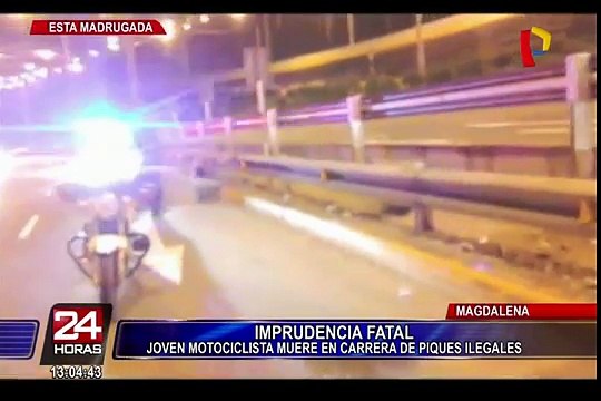 Magdalena: joven muere en supuesta carrera de piques ilegales