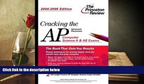 Popular Book  Cracking the AP Computer Science Exam, 2004-2005 Edition (College Test Prep)  For