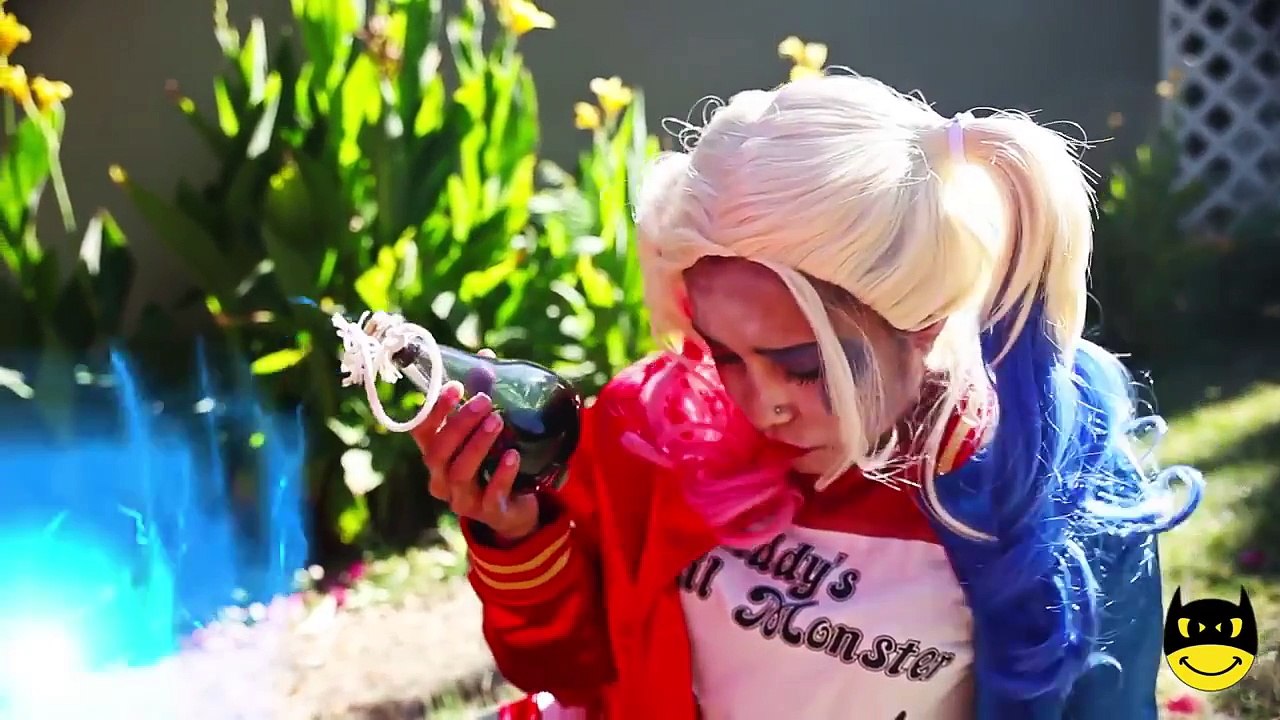 Joker Kissed Maleficent Superhero Fun Kiss vs Spiderman KISSES Harley Quinn! Frozen Elsa Bad Baby