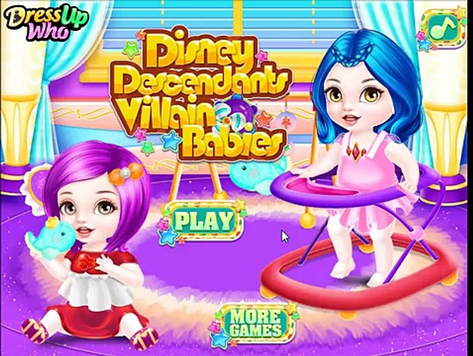 Disney Descendientes Villano Bebés de dibujos animados para niños Mejores Juegos para Niños de Bebé Mejor Gam