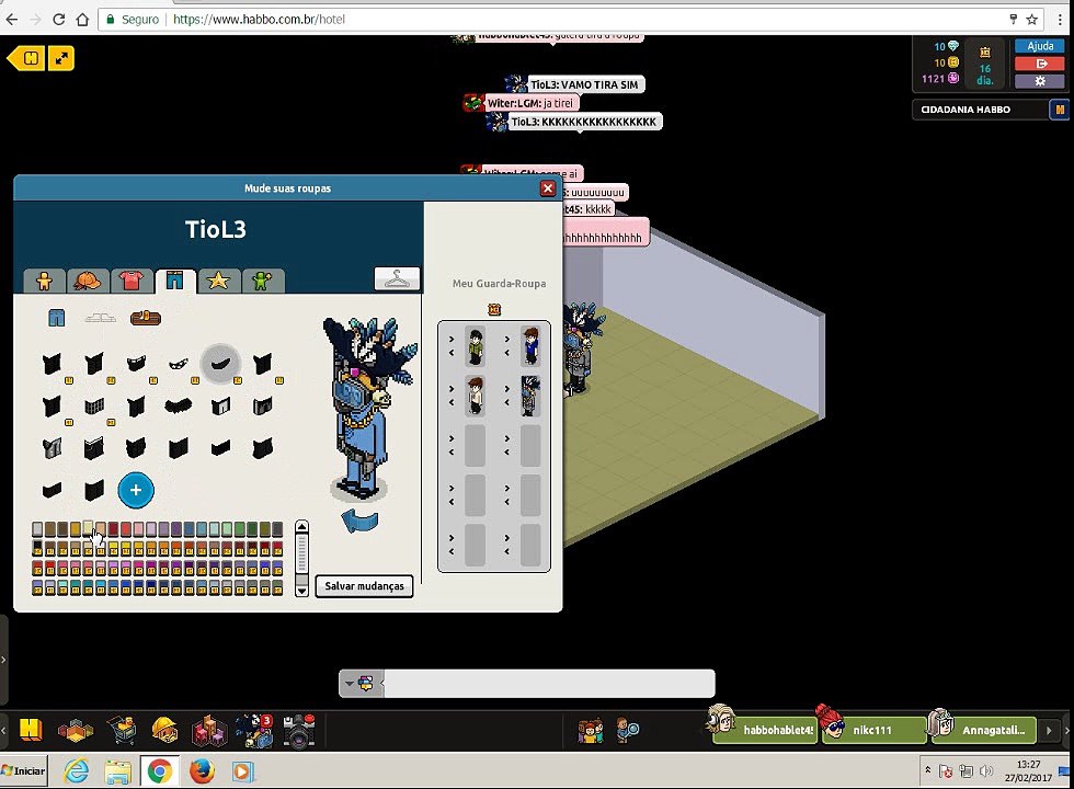 Olha a zueira que eu fiz no Habbo Hotel!!!!!