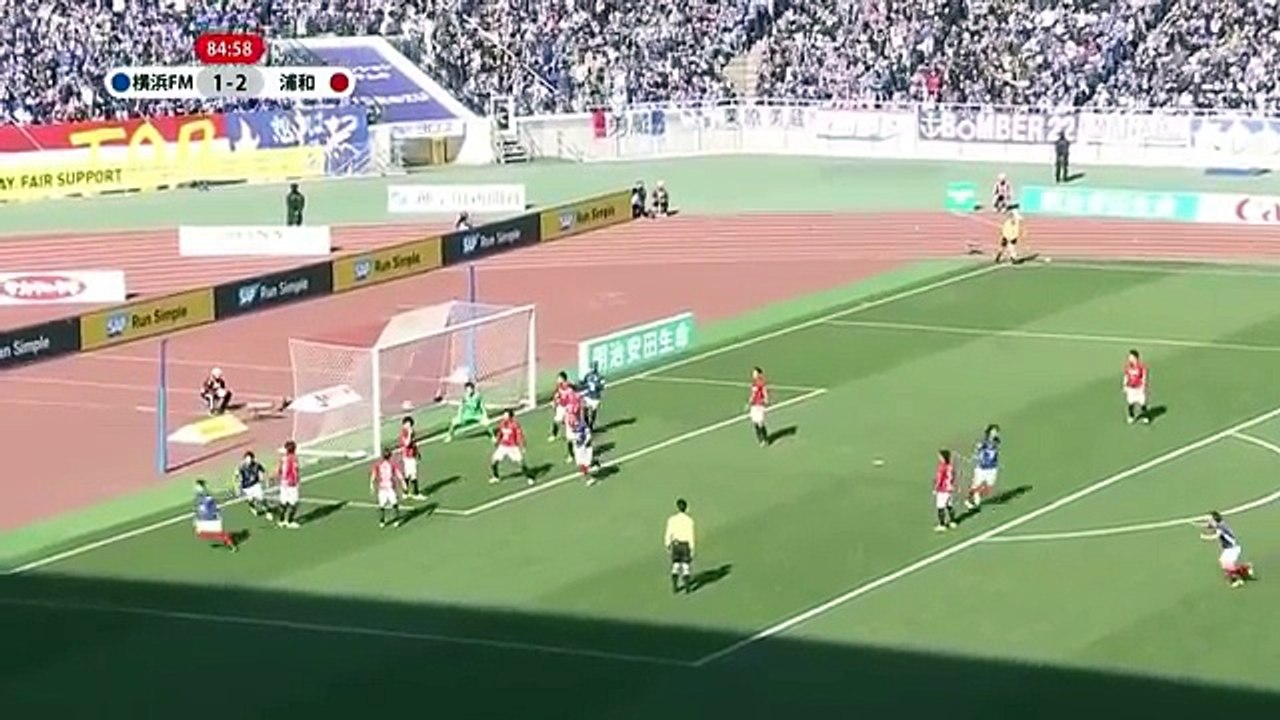 Yokohama Marinos 2:2 Urawa (Japanese J League 25 February 2017)