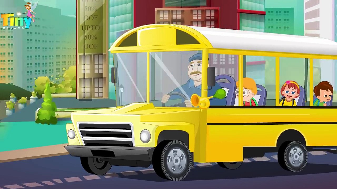 The Wheels on the Bus Go Round and Round | Nursery Rhymes | Part 3