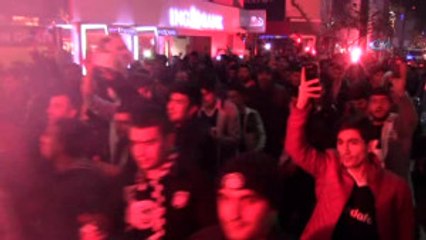 Elazığ'da Beşiktaşlılar Galibiyet Sevincini Doyasıya Kutladı