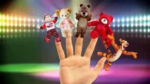 Finger Family Nursery Rhymes Teddy Bear Cartoons For Children | Finger Family Rhymes