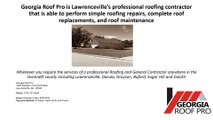 Georgia Roof Pro | Free Roof Inspection in Lawrenceville GA