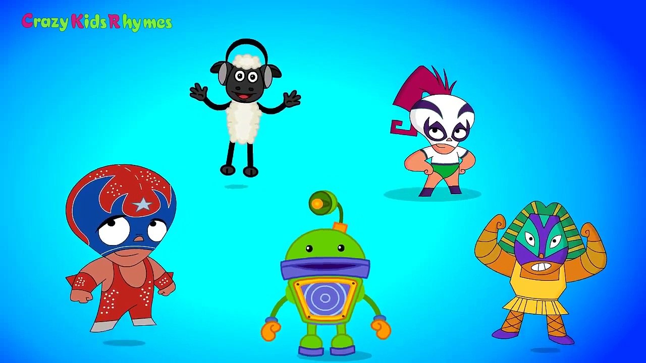 Lucha Mucha and Friends Finger Family Nursery Rhymes for Children Finger Family Song for Kids