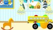 Learn Colors & Vehicles: Monster Truck School Buses ★ Coloring Book ★ Colours for Kids Baby Toddler