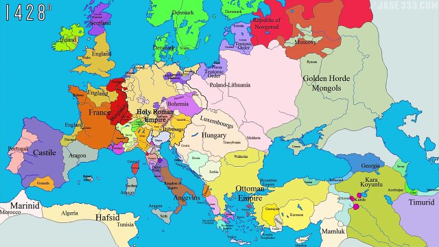 Histoire géopolitique de l'Europe en cartes (1000 - 2000)