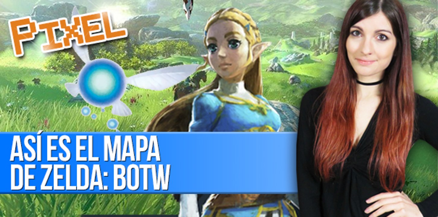 El Píxel: Así es el mapa de Zelda: Breath of the Wild