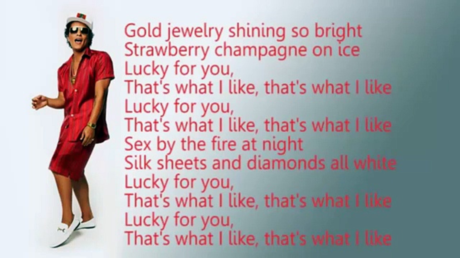 Bruno Mars That s What I Like Paroles Bruno Mars - That's What I Like (Lyrics) - Vidéo Dailymotion