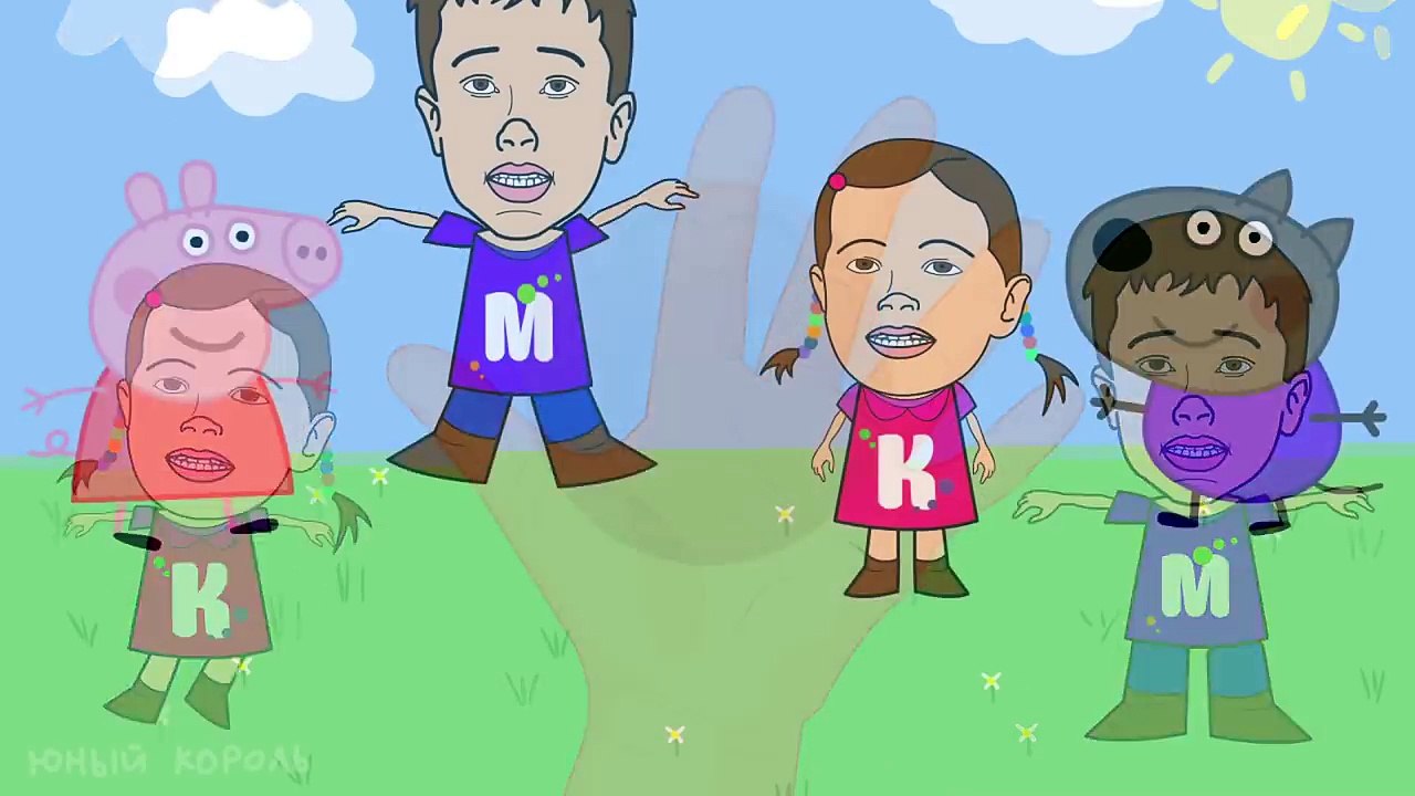 Peppa pig. Minecraft finger family. Kinder Surprise Eggs. CARTOON FOR KIDS.