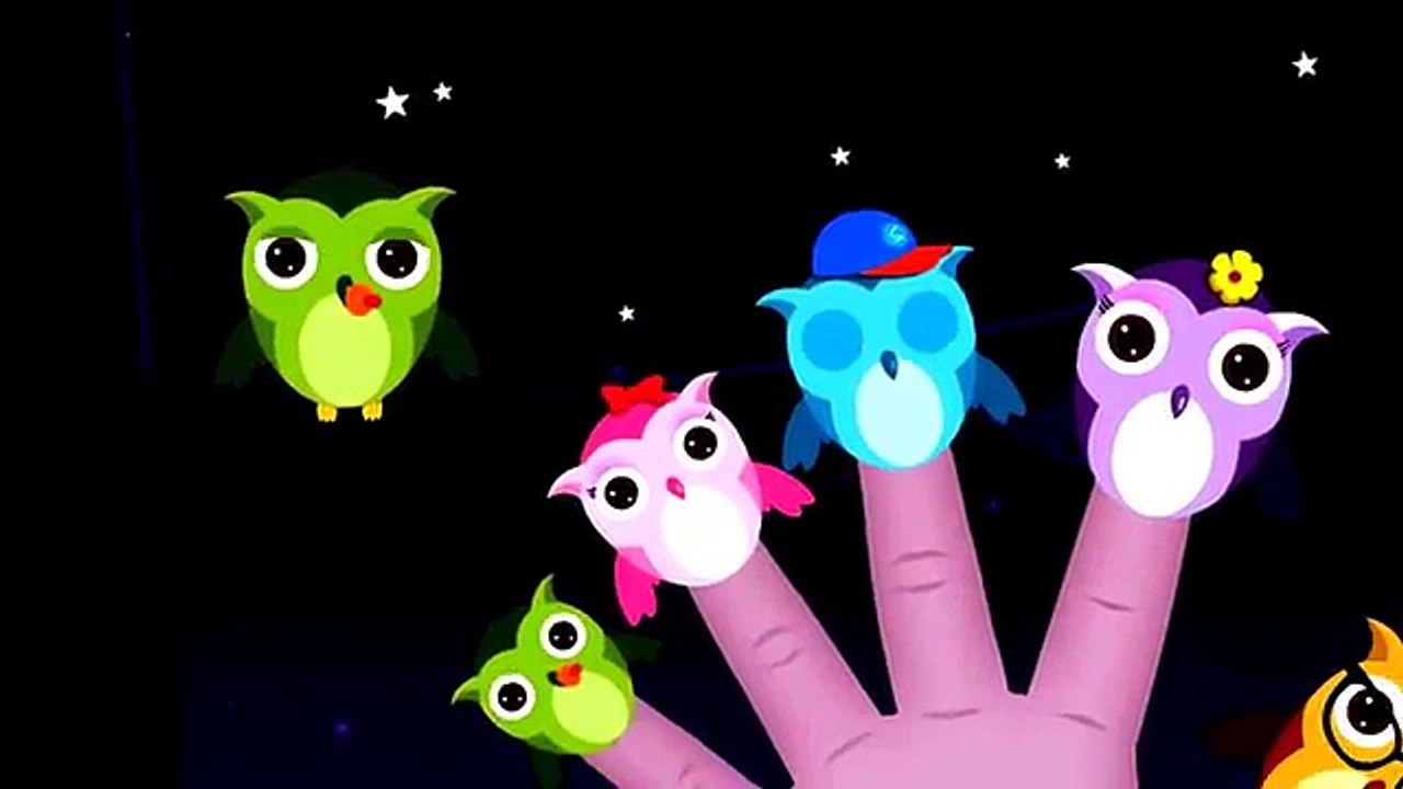 Kids Songs - Owl Halloween Finger Family Song