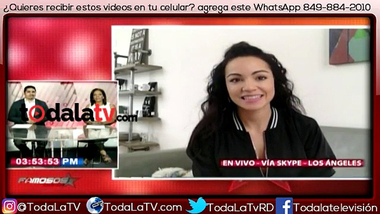 La cantante y actriz Sharlene Taulé debuta en serie de Fox-Famosos Inside-Video