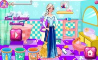 Elsa Bathroom Cleaning: Disney princess Frozen - Best Baby Games For Girls