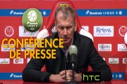 Conférence de presse Stade de Reims - Stade Brestois 29 (1-1) : Michel DER ZAKARIAN (REIMS) - Jean-Marc FURLAN (BREST) - 2016/2017